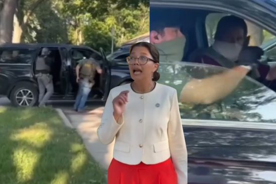 Senadora confronta a agentes de ICE en West Chicago