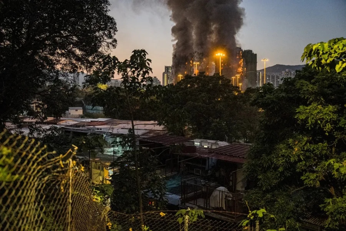 Impacto inicial del incendio en Hong Kong