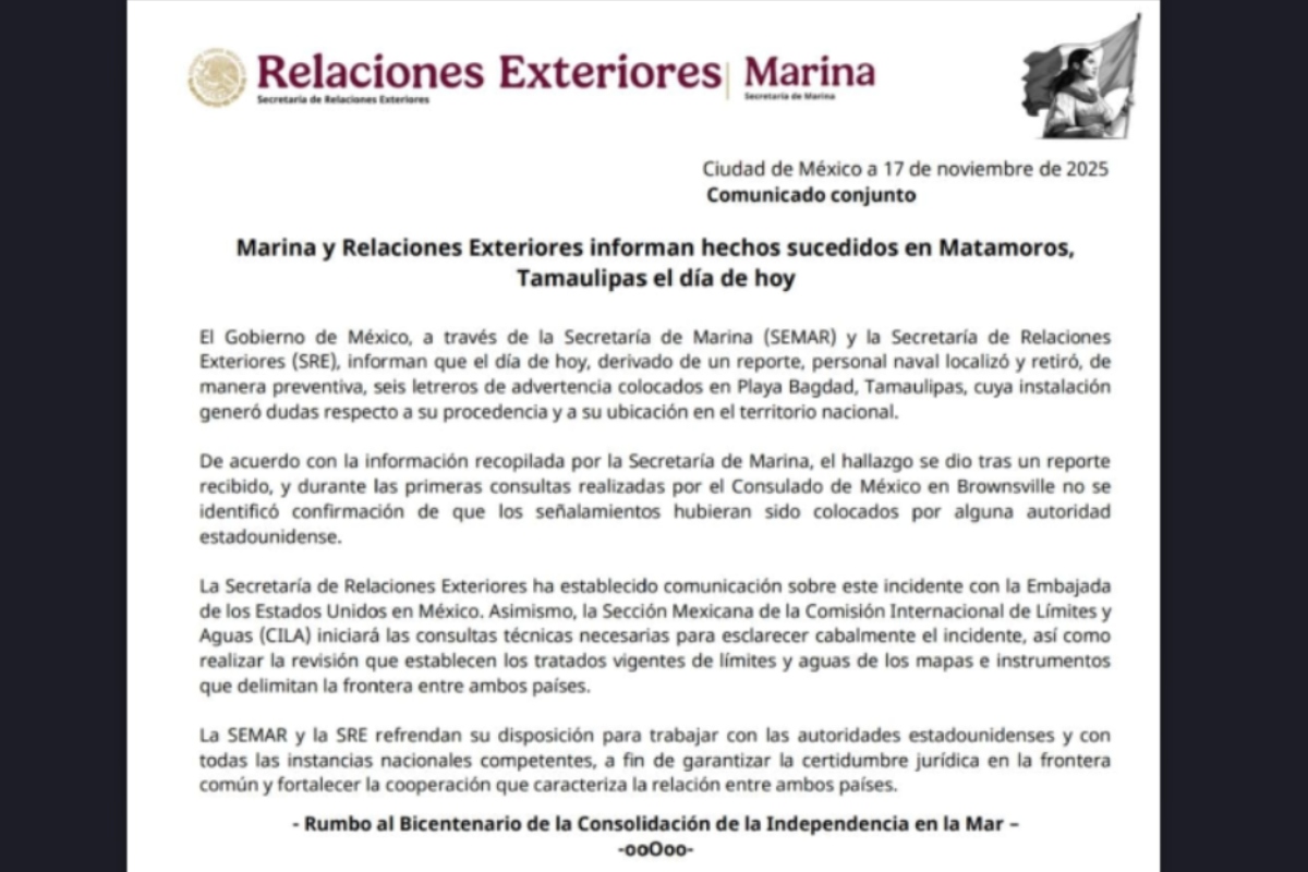 Retiran letreros confusos ,México, frontera MundoNOW