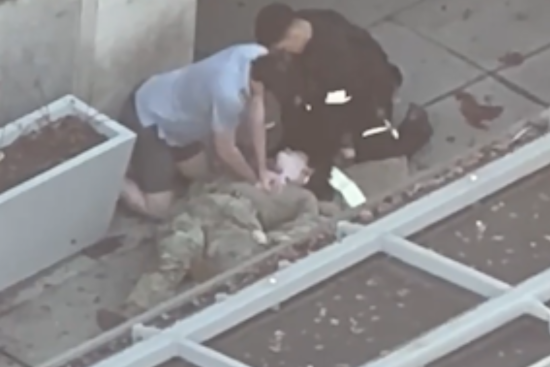Escalofriante video tras tiroteo en DC