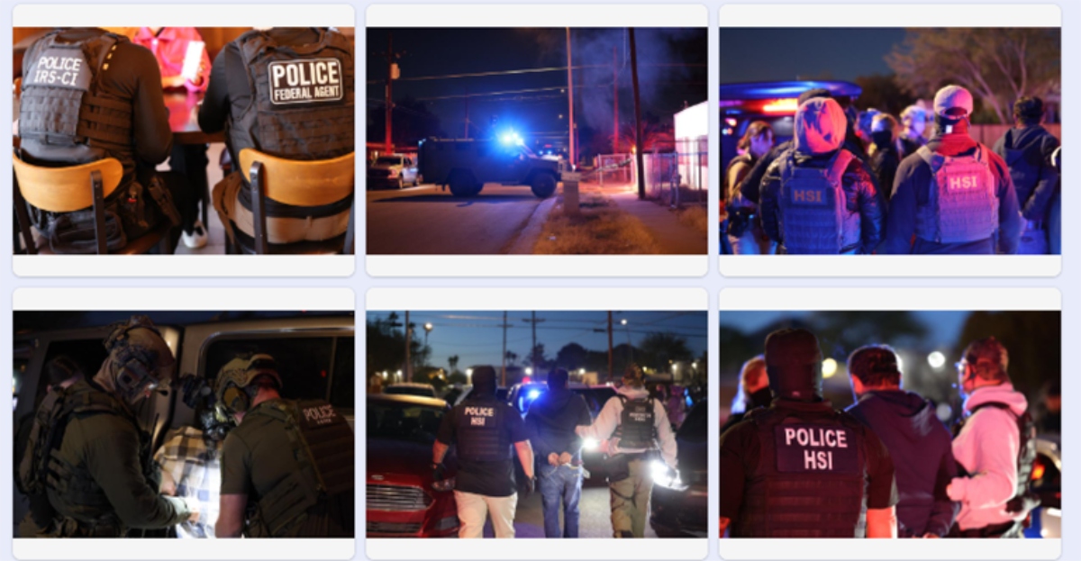 Allanamientos de ICE en Arizona y operativo federal