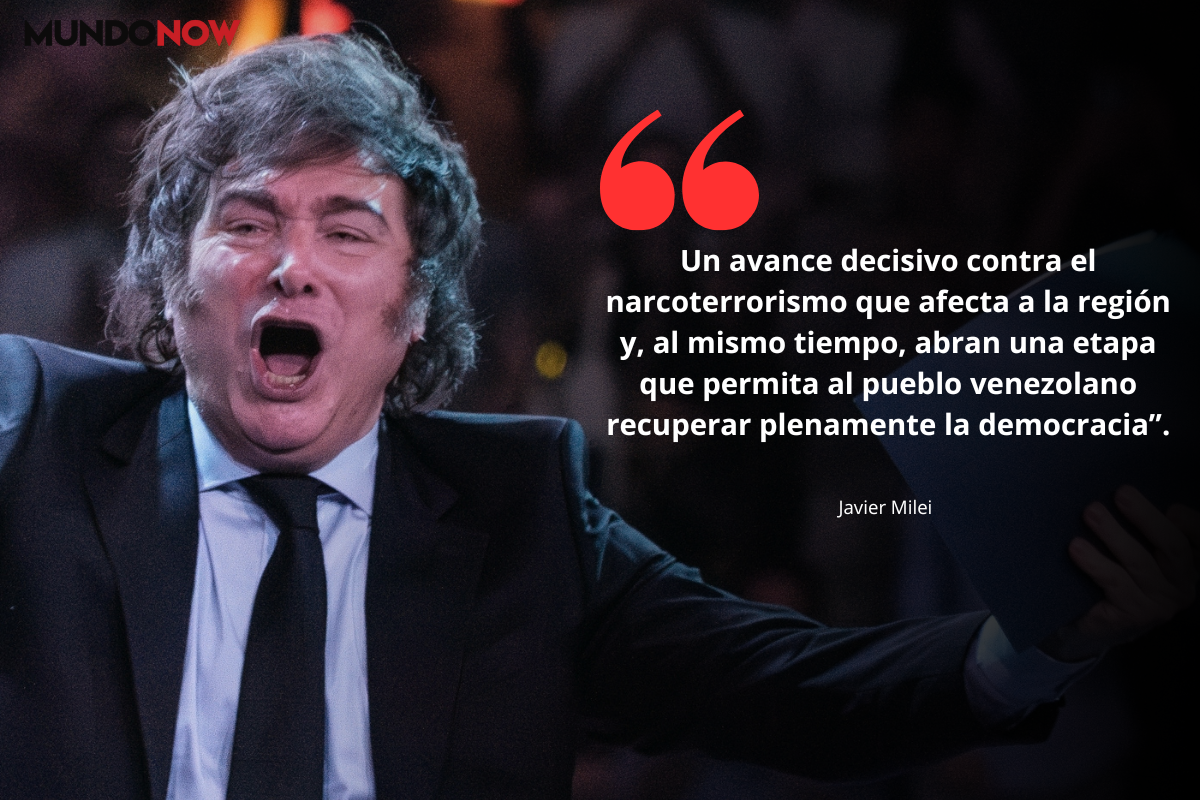 Milei, Global reaction to Maduro capture