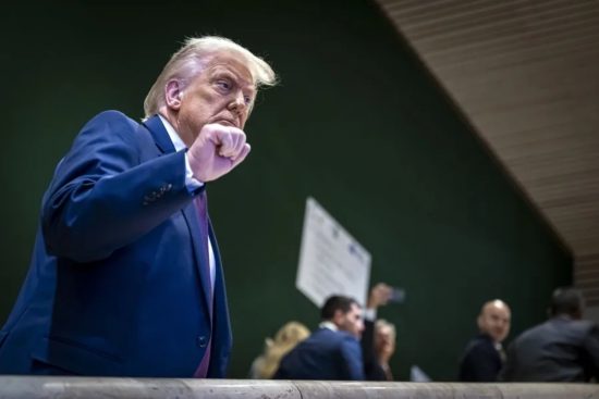 Fotos, hematoma de Trump, Davos MundoNOW