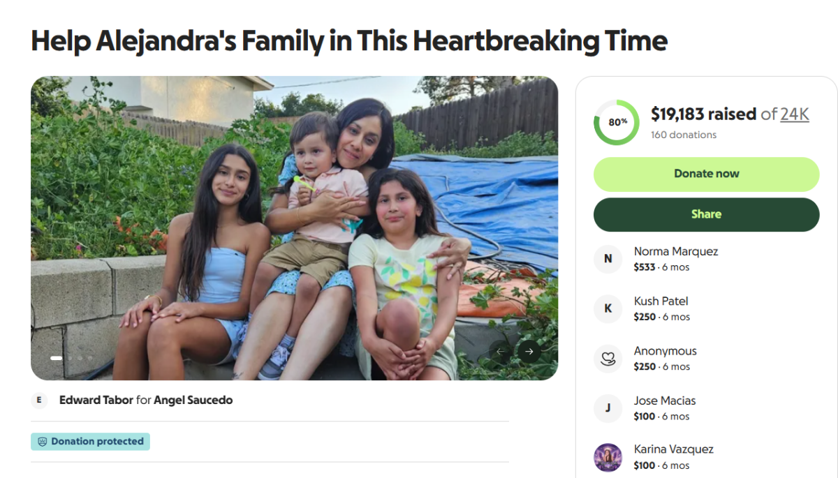 familia, hispana, apoyo, madre, mama, futbol, hijos, gofundme 