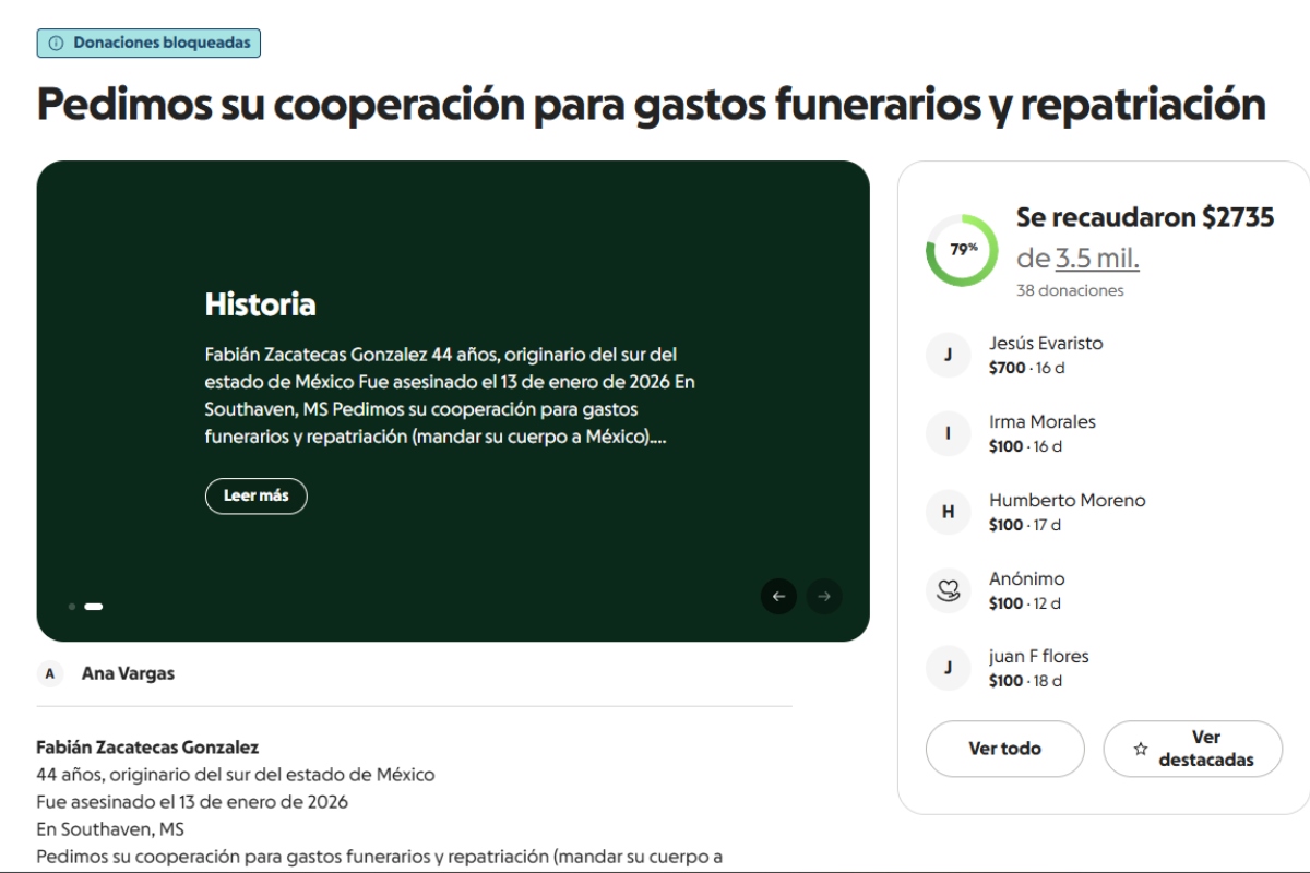 Migrante muere, Mississippi, Sospechoso MundoNOW